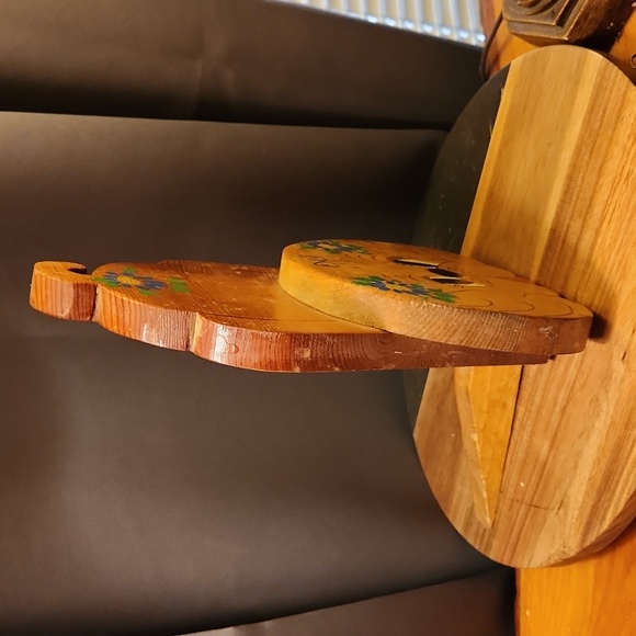 Vintage Wooden Dog Doorstop 7" x 11"Handcrafted 1990s - Picture 5 of 6